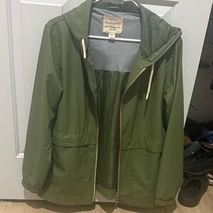 Weatherproof Olive Hooded Jacket